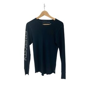 Free City Navy Blue Long Sleeve Thermal Top S